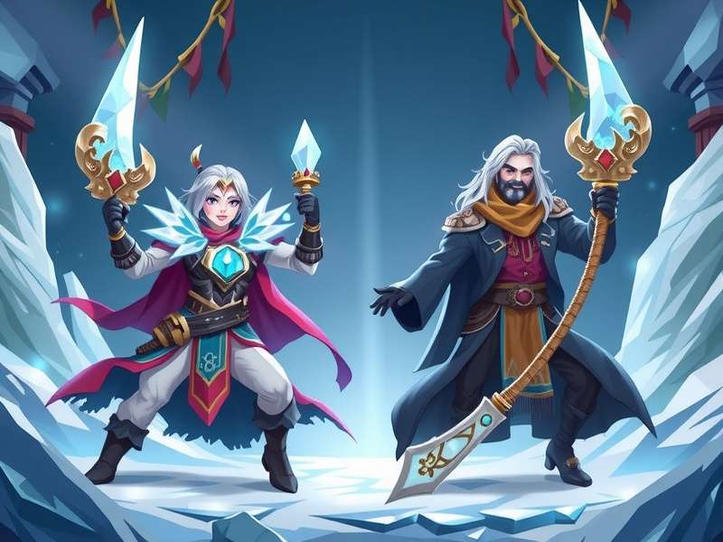 Hyper Hero Ice Warlock Game Banner